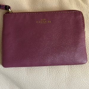 COACH small clutch purple